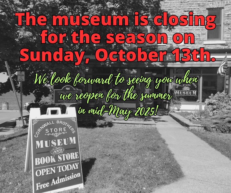 A heartfelt thanks to all our visitors and supporters! The Museum is closing for the 2024 season on October 13th.